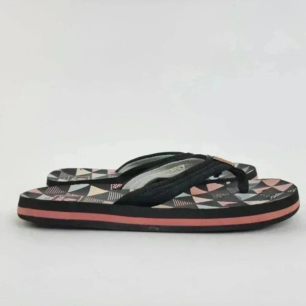 Reef Ahi Geometric Rainbow Flip Flop Sandals - Picture 6 of 7